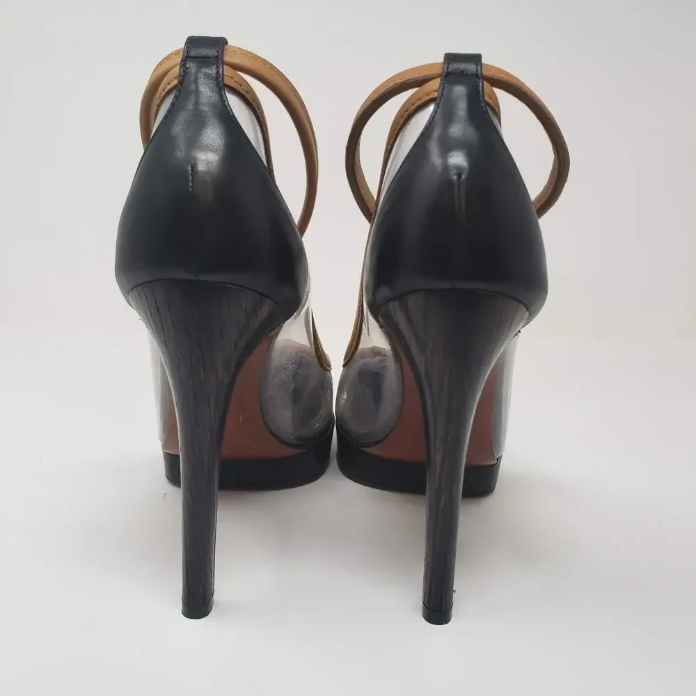 Lanvin Crystal Cap Toe Clear Pumps - 37.5 RESHOOT - Picture 5 of 10